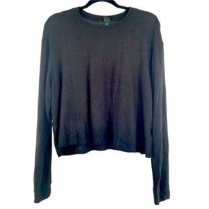 Wild Fable cozy Boxy top black size XS